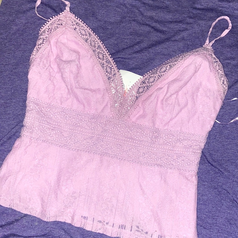 Blush Lilac Lace Cami